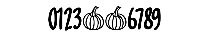 DK Spiced Pumpkin Regular Font OTHER CHARS