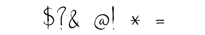 DKCastanea Font OTHER CHARS
