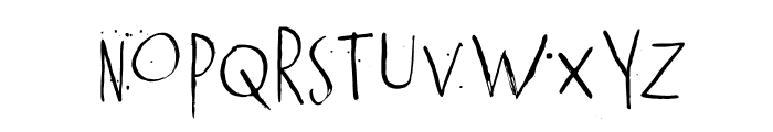 DKCastanea Font UPPERCASE