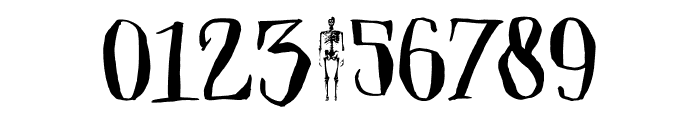 DKClosetSkeleton Font OTHER CHARS