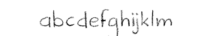 DKCrayonista Font LOWERCASE