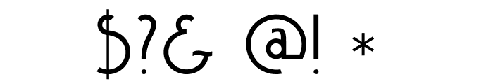 DKHokitika Font OTHER CHARS