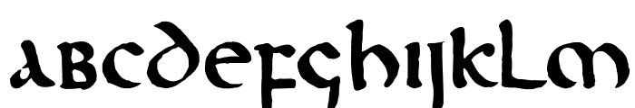 DKNorthumbria Font LOWERCASE