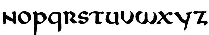 DKNorthumbria Font LOWERCASE