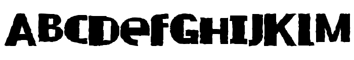DKRustyCage Font UPPERCASE