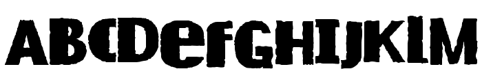 DKRustyCage Font LOWERCASE