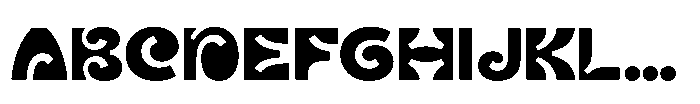 DK Traps Font UPPERCASE