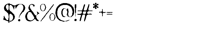 DKS Hillant Rough Font OTHER CHARS