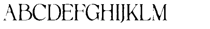 DKS Hillant Rough Font UPPERCASE
