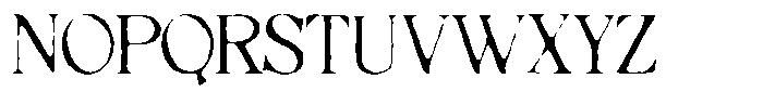 DKS Hillant Rough Font UPPERCASE