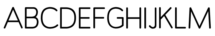 DLE Geomet Web Regular Font UPPERCASE