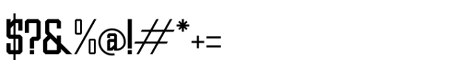 Dlar Sky Regular Font OTHER CHARS