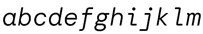 DM Mono Light Italic FONT