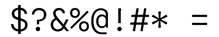 DM Mono Light Font OTHER CHARS