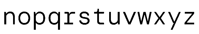 DM Mono Light Font LOWERCASE