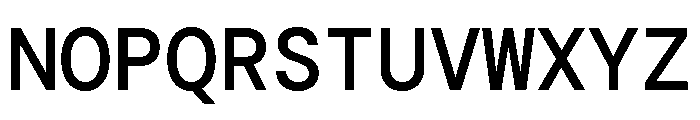 DM Mono Medium Font UPPERCASE