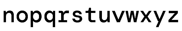 DM Mono Medium Font LOWERCASE