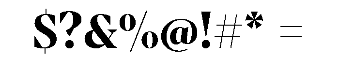 Dm Serif Bold Font OTHER CHARS