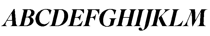 Dm Serif Medium Italic Font UPPERCASE