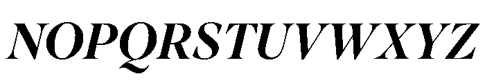 Dm Serif Medium Italic Font UPPERCASE