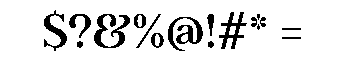 Dm Serif Regular Font OTHER CHARS