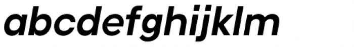 DN Pro Semi Bold Italic Font LOWERCASE