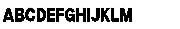 Dnv Rounded Black Condensed Font UPPERCASE
