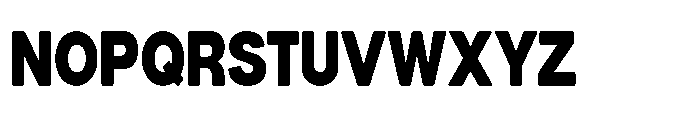 Dnv Rounded Black Condensed Font UPPERCASE