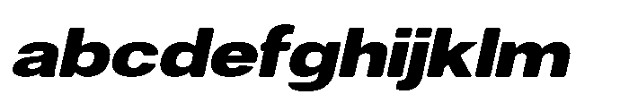 Dnv Rounded Black Expanded Italic FONT