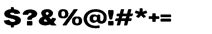 Dnv Rounded Black Expanded Font OTHER CHARS