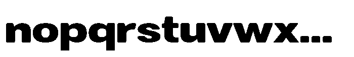 Dnv Rounded Black Expanded Font LOWERCASE