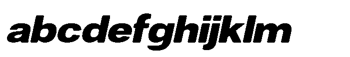 Dnv Rounded Black Semi Expanded Italic FONT