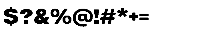Dnv Rounded Black Semi Expanded Font OTHER CHARS