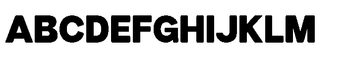 Dnv Rounded Black Font UPPERCASE