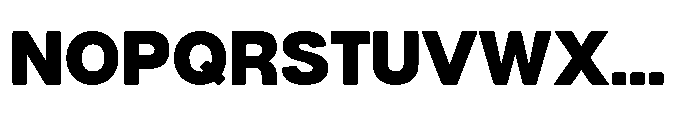 Dnv Rounded Black Font UPPERCASE