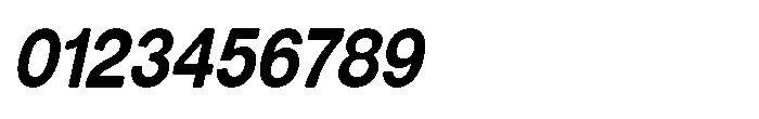 Dnv Rounded Bold Condensed Italic Font OTHER CHARS