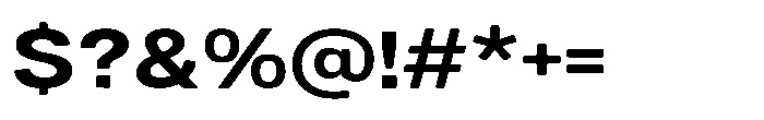 Dnv Rounded Bold Expanded Font OTHER CHARS