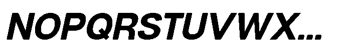 Dnv Rounded Bold Italic Font UPPERCASE