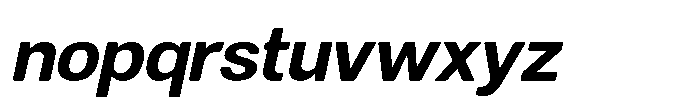 Dnv Rounded Bold Italic Font LOWERCASE