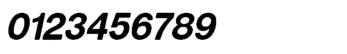 Dnv Rounded Bold Semi Condenced Italic Font OTHER CHARS