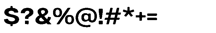 Dnv Rounded Bold Semi Expanded Font OTHER CHARS