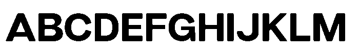 Dnv Rounded Bold Semi Expanded Font UPPERCASE