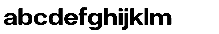 Dnv Rounded Bold Semi Expanded FONT