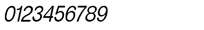 Dnv Rounded Condensed Italic Font OTHER CHARS