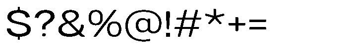 Dnv Rounded Expanded Font OTHER CHARS