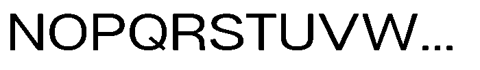 Dnv Rounded Expanded Font UPPERCASE