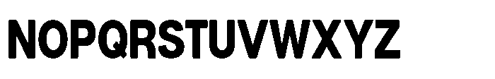 Dnv Rounded Extra Condensed Font UPPERCASE