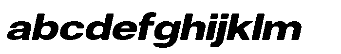 Dnv Rounded Extra Expanded Italic FONT