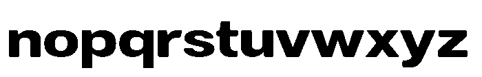 Dnv Rounded Extra Expanded Font LOWERCASE