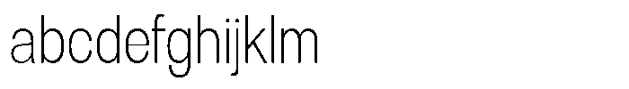 Dnv Rounded Extra Light Condensed FONT